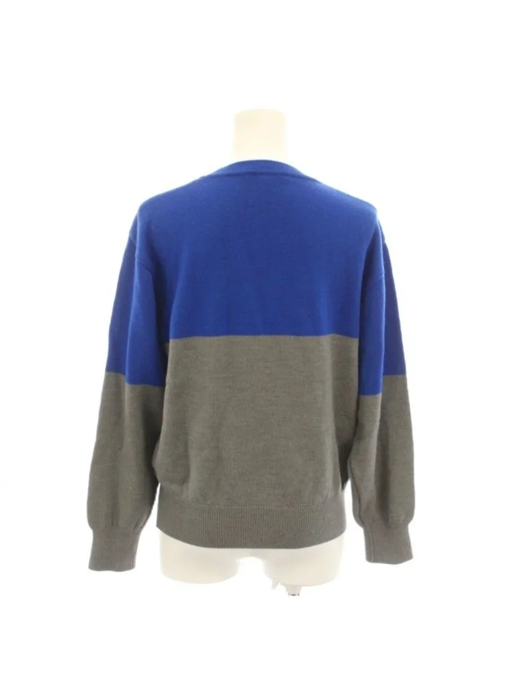 Dior Sports Knit Sweater Crew Neck Long Sleeve Logo Print Embroidery Vintage M